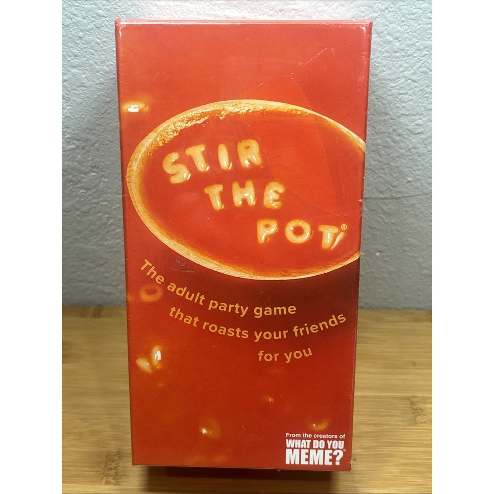 Stir the‎ Pot! The Adult Party Game That Roasts Your Friends For You - New